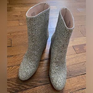 JCrew Glitter Boots